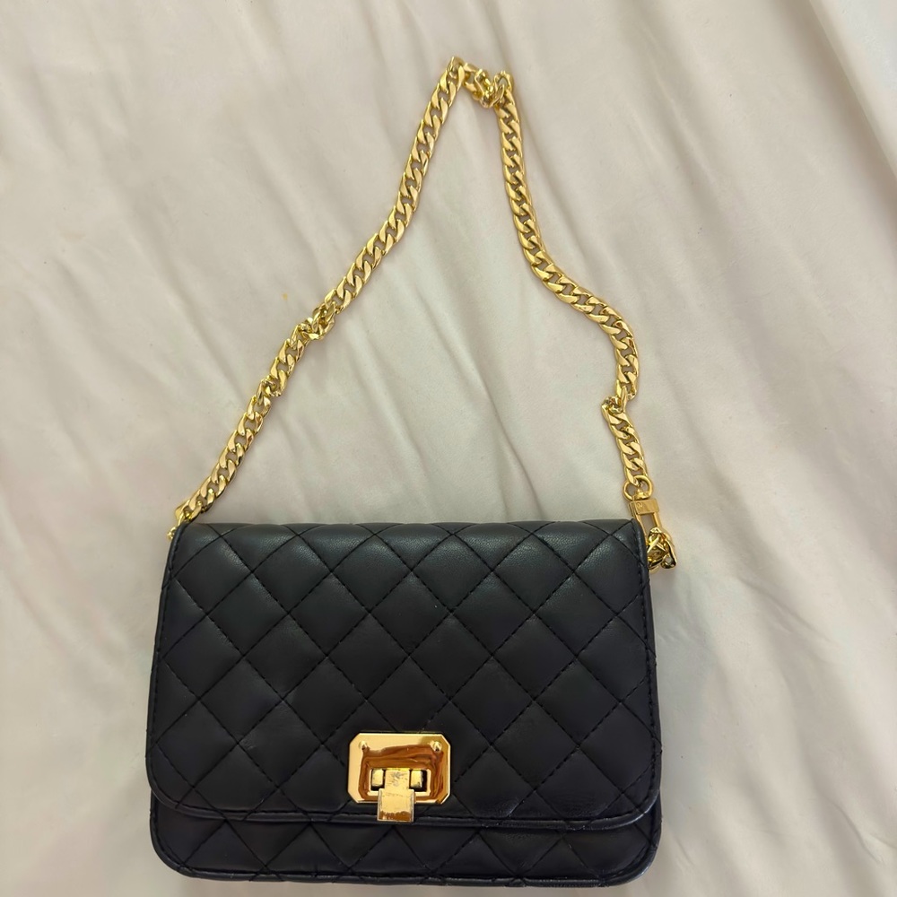 Vintage Quilted Shoulder Bag